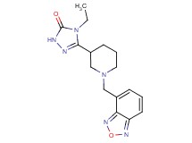 5-[1-(2,1,3-benzoxadiazol-4-ylmethyl)piperidin-3-yl]-4-ethyl-2,4-dihydro-3H-1,2,4-triazol-3-one