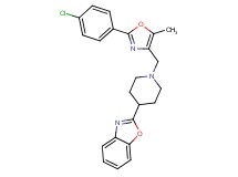 2-(1-{[2-(4-chlorophenyl)-5-methyl-1,3-oxazol-4-yl]methyl}-4-piperidinyl)-1,3-benzoxazole