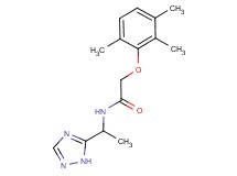 N-[1-(1H-1,2,4-triazol-5-yl)ethyl]-2-(2,3,6-trimethylphenoxy)acetamide