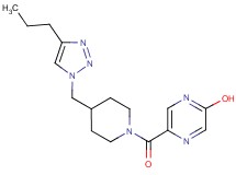 5-({4-[(4-propyl-1H-1,2,3-triazol-1-yl)methyl]-1-piperidinyl}carbonyl)-2-pyrazinol trifluoroacetate (salt)