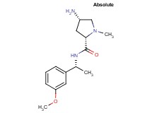 (2S,4S)-4-amino-N-[(1R)-1-(3-methoxyphenyl)ethyl]-1-methylpyrrolidine-2-carboxamide