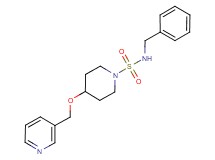 N-benzyl-4-(pyridin-3-ylmethoxy)piperidine-1-sulfonamide