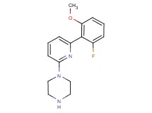 1-[6-(2-fluoro-6-methoxyphenyl)pyridin-2-yl]piperazine