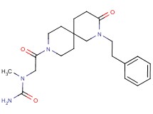N-methyl-N-{2-oxo-2-[3-oxo-2-(2-phenylethyl)-2,9-diazaspiro[5.5]undec-9-yl]ethyl}urea
