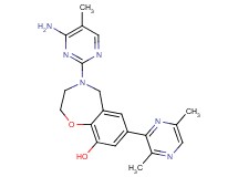 4-(4-amino-5-methylpyrimidin-2-yl)-7-(3,6-dimethylpyrazin-2-yl)-2,3,4,5-tetrahydro-1,4-benzoxazepin-9-ol