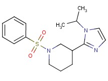 3-(1-isopropyl-1H-imidazol-2-yl)-1-(phenylsulfonyl)piperidine