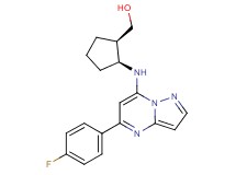 ((1R*,2S*)-2-{[5-(4-fluorophenyl)pyrazolo[1,5-a]pyrimidin-7-yl]amino}cyclopentyl)methanol