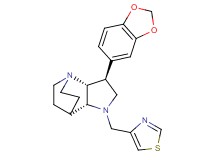 (2R*,3S*,6R*)-3-(1,3-benzodioxol-5-yl)-5-(1,3-thiazol-4-ylmethyl)-1,5-diazatricyclo[5.2.2.0~2,6~]undecane