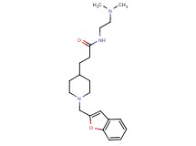 3-[1-(1-benzofuran-2-ylmethyl)-4-piperidinyl]-N-[2-(dimethylamino)ethyl]propanamide