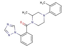 2-methyl-4-(2-methylphenyl)-1-[2-(1H-1,2,4-triazol-1-yl)benzoyl]piperazine