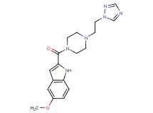5-methoxy-2-({4-[2-(1H-1,2,4-triazol-1-yl)ethyl]-1-piperazinyl}carbonyl)-1H-indole