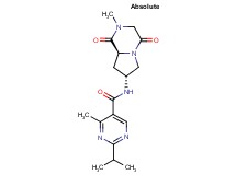2-isopropyl-4-methyl-N-[(7R,8aS)-2-methyl-1,4-dioxooctahydropyrrolo[1,2-a]pyrazin-7-yl]pyrimidine-5-carboxamide