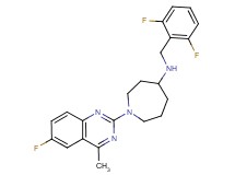 N-(2,6-difluorobenzyl)-1-(6-fluoro-4-methyl-2-quinazolinyl)-4-azepanamine