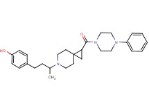 4-(3-{1-[(4-phenyl-1-piperazinyl)carbonyl]-6-azaspiro[2.5]oct-6-yl}butyl)phenol