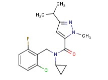 N-(2-chloro-6-fluorobenzyl)-N-cyclopropyl-3-isopropyl-1-methyl-1H-pyrazole-5-carboxamide