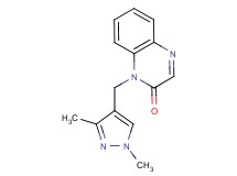 1-[(1,3-dimethyl-1H-pyrazol-4-yl)methyl]quinoxalin-2(1H)-one