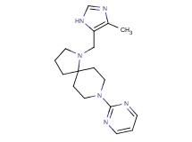 1-[(4-methyl-1H-imidazol-5-yl)methyl]-8-(2-pyrimidinyl)-1,8-diazaspiro[4.5]decane