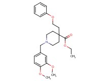 ethyl 1-(3,4-dimethoxybenzyl)-4-(2-phenoxyethyl)-4-piperidinecarboxylate