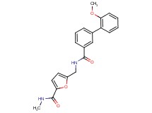 5-({[(2'-methoxybiphenyl-3-yl)carbonyl]amino}methyl)-N-methyl-2-furamide