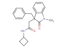 2-(3-benzyl-1-methyl-2-oxo-2,3-dihydro-1H-indol-3-yl)-N-cyclobutylacetamide