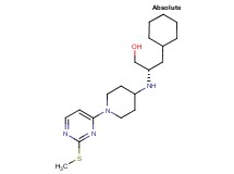 (2S)-3-cyclohexyl-2-({1-[2-(methylthio)pyrimidin-4-yl]piperidin-4-yl}amino)propan-1-ol