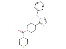 4-{[4-(1-benzyl-1H-imidazol-2-yl)-1-piperidinyl]carbonyl}morpholine