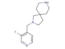 2-[(3-fluoro-4-pyridinyl)methyl]-2,8-diazaspiro[4.5]decane dihydrochloride