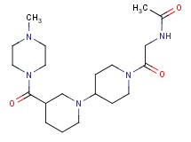 N-(2-{3-[(4-methylpiperazin-1-yl)carbonyl]-1,4'-bipiperidin-1'-yl}-2-oxoethyl)acetamide