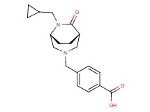 4-{[(1S*,5R*)-6-(cyclopropylmethyl)-7-oxo-3,6-diazabicyclo[3.2.2]non-3-yl]methyl}benzoic acid