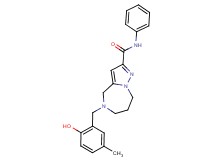 5-(2-hydroxy-5-methylbenzyl)-N-phenyl-5,6,7,8-tetrahydro-4H-pyrazolo[1,5-a][1,4]diazepine-2-carboxamide