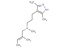 (2E)-N-[3-(3,5-dimethyl-1H-pyrazol-4-yl)propyl]-N,2-dimethylbut-2-en-1-amine
