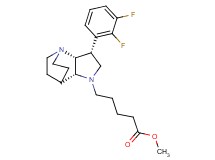 methyl 5-[(3R*,3aR*,7aR*)-3-(2,3-difluorophenyl)hexahydro-4,7-ethanopyrrolo[3,2-b]pyridin-1(2H)-yl]pentanoate