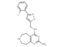 N-{[3-(2-fluorophenyl)-5-isoxazolyl]methyl}-2-methyl-6,7,8,9-tetrahydro-5H-pyrimido[4,5-d]azepin-4-amine dihydrochloride