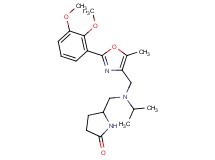 5-{[{[2-(2,3-dimethoxyphenyl)-5-methyl-1,3-oxazol-4-yl]methyl}(isopropyl)amino]methyl}-2-pyrrolidinone
