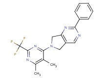6-[5,6-dimethyl-2-(trifluoromethyl)pyrimidin-4-yl]-2-phenyl-6,7-dihydro-5H-pyrrolo[3,4-d]pyrimidine