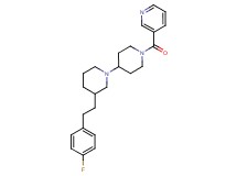 3-[2-(4-fluorophenyl)ethyl]-1'-(3-pyridinylcarbonyl)-1,4'-bipiperidine