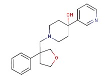 1-[(3-phenyltetrahydrofuran-3-yl)methyl]-4-pyridin-3-ylpiperidin-4-ol