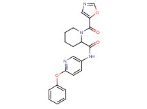 1-(1,3-oxazol-5-ylcarbonyl)-N-(6-phenoxypyridin-3-yl)piperidine-2-carboxamide