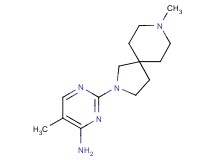 5-methyl-2-(8-methyl-2,8-diazaspiro[4.5]dec-2-yl)pyrimidin-4-amine