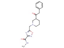 N-methyl-5-{[3-(phenylacetyl)-1-piperidinyl]methyl}-1,2,4-oxadiazole-3-carboxamide