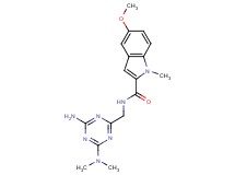 N-{[4-amino-6-(dimethylamino)-1,3,5-triazin-2-yl]methyl}-5-methoxy-1-methyl-1H-indole-2-carboxamide