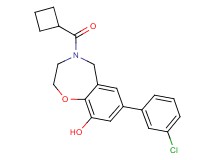 7-(3-chlorophenyl)-4-(cyclobutylcarbonyl)-2,3,4,5-tetrahydro-1,4-benzoxazepin-9-ol