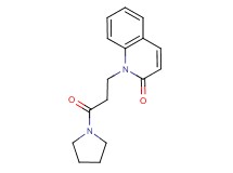 1-(3-oxo-3-pyrrolidin-1-ylpropyl)quinolin-2(1H)-one