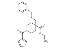 ethyl 4-(3-phenylpropyl)-1-(3-thienylcarbonyl)-4-piperidinecarboxylate