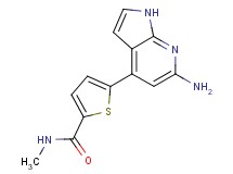 5-(6-amino-1H-pyrrolo[2,3-b]pyridin-4-yl)-N-methylthiophene-2-carboxamide
