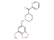 {1-[(7-methoxy-1,3-benzodioxol-5-yl)methyl]piperidin-3-yl}(pyridin-2-yl)methanone