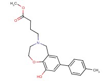 methyl 4-[9-hydroxy-7-(4-methylphenyl)-2,3-dihydro-1,4-benzoxazepin-4(5H)-yl]butanoate