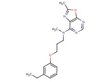 N-[3-(3-ethylphenoxy)propyl]-N,2-dimethyl[1,3]oxazolo[5,4-d]pyrimidin-7-amine