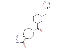 7-{[1-(2-furylmethyl)-3-piperidinyl]carbonyl}-3,5,6,7,8,9-hexahydro-4H-pyrimido[4,5-d]azepin-4-one