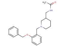 N-({1-[2-(benzyloxy)benzyl]piperidin-3-yl}methyl)acetamide